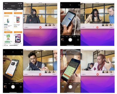 Jumia UX research sessions in Kenya — users testing the app on their phones, moderated one-to-one sessions with the product team